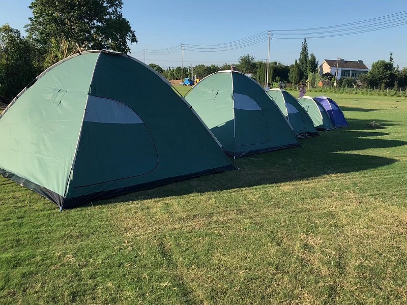 Carpa de cúpula para acampar Carpa de lona resistente