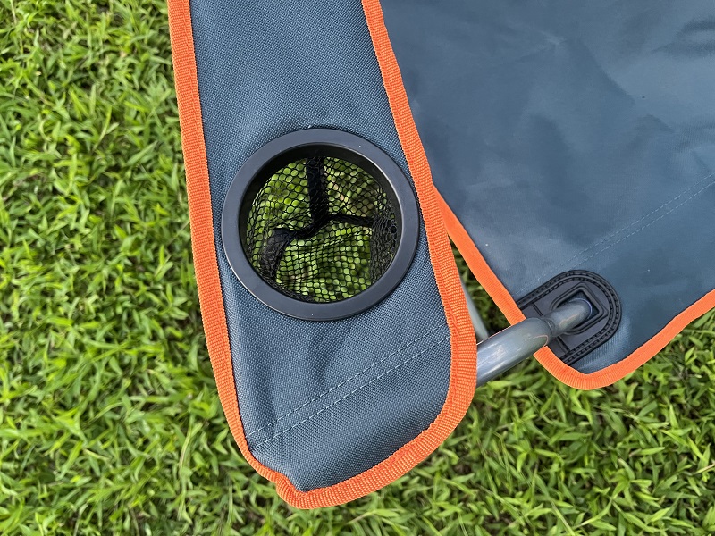 Silla de camping plegable resistente de gran tamaño